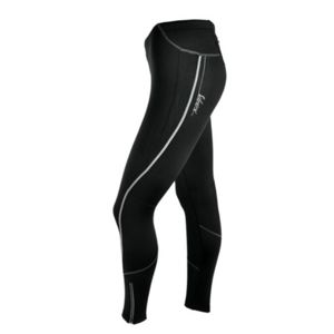 Dámske elastické zateplené nohavice s cyklovložkou Silvini RUBENZA WP1120P black